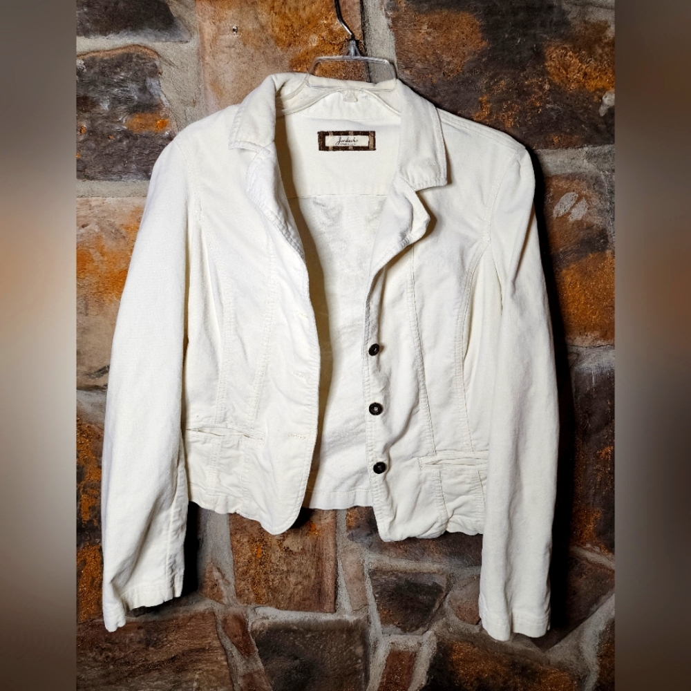 Jordache White Buttoned Jacket - image 1